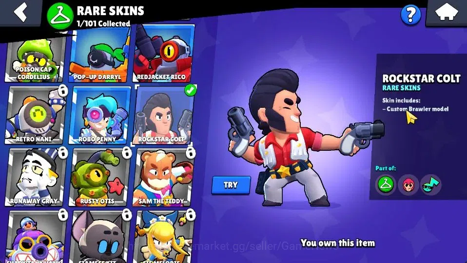 Brawl Stars Accounts 1004 Trophy|14 Brawlers 3 Max Lvl [Edgar,Bea,Shell image 10