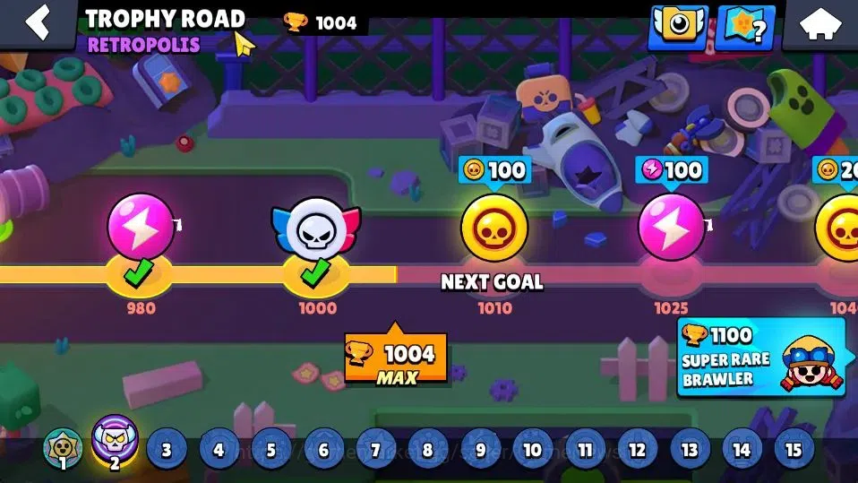Brawl Stars Accounts 1004 Trophy|14 Brawlers 3 Max Lvl [Edgar,Bea,Shell image 13