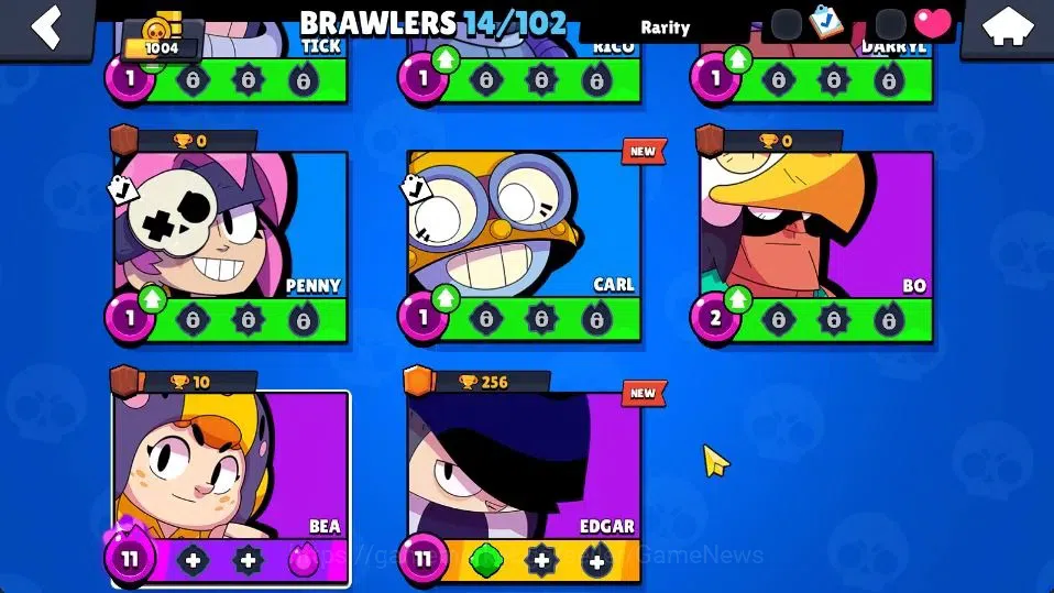 Brawl Stars Accounts 1004 Trophy|14 Brawlers 3 Max Lvl [Edgar,Bea,Shell image 6