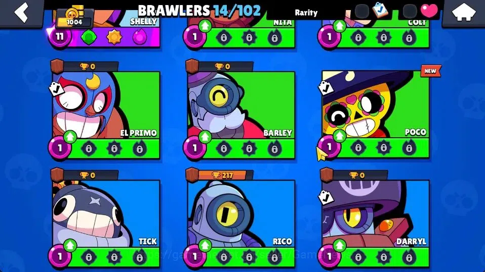 Brawl Stars Accounts 1004 Trophy|14 Brawlers 3 Max Lvl [Edgar,Bea,Shell image 7