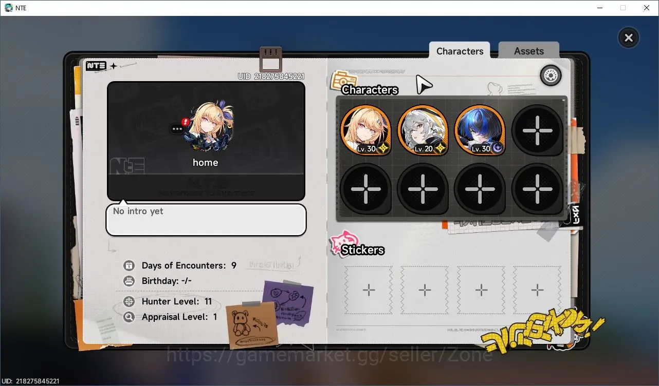 Neverness to Everness Accounts America|HL11|1Limited (Akane Rin With signature Arc)+*5 char Dafodil,hator|22 Dice Roll| MC 1