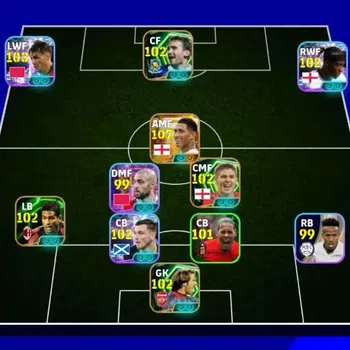 eFootball Accounts High-End Mobile|PW 3145|Big Time Jude Bellingham,Showtime Haaland,Mandueke,Brahim Diaz,6 Epic Gerrad,and