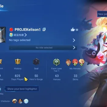 Honor of Kings Accounts Others Global | 63H 33S | Legend: Arthur,Angela,LiXin | KIC: Luna | Promise:Erin | SXD: HouYi | Many