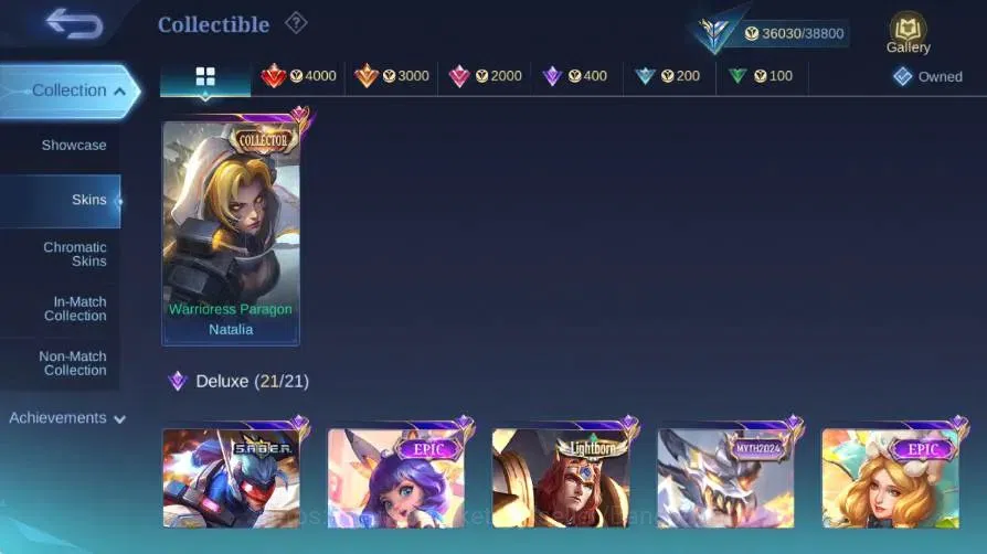 Mobile Legends: Bang Bang Accounts Global|Skin 198|Expert|Collector Natalia|Collab Va image 18