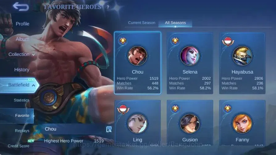 Mobile Legends: Bang Bang Accounts Global|Skin 198|Expert|Collector Natalia|Collab Va image 19