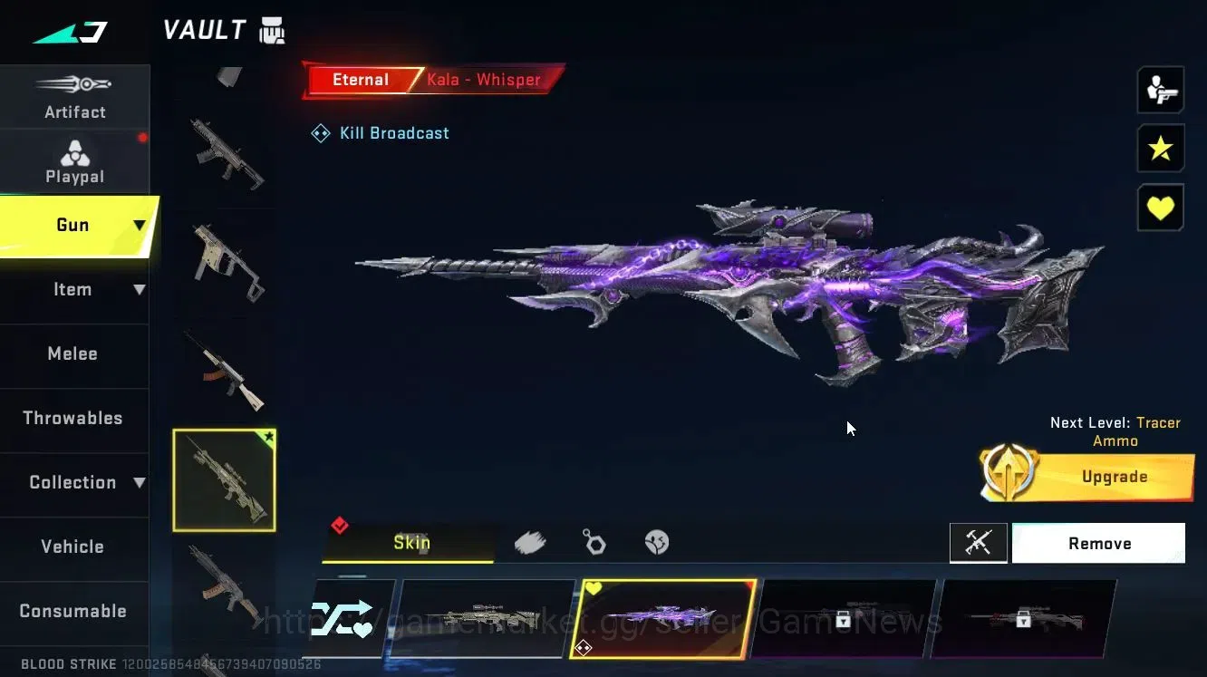Blood Strike Accounts Starter ASIA|ETERNAL Kala-Whisper Lv3|Loot Crate - Anhilition|Changename Card|Rank Bronze 5