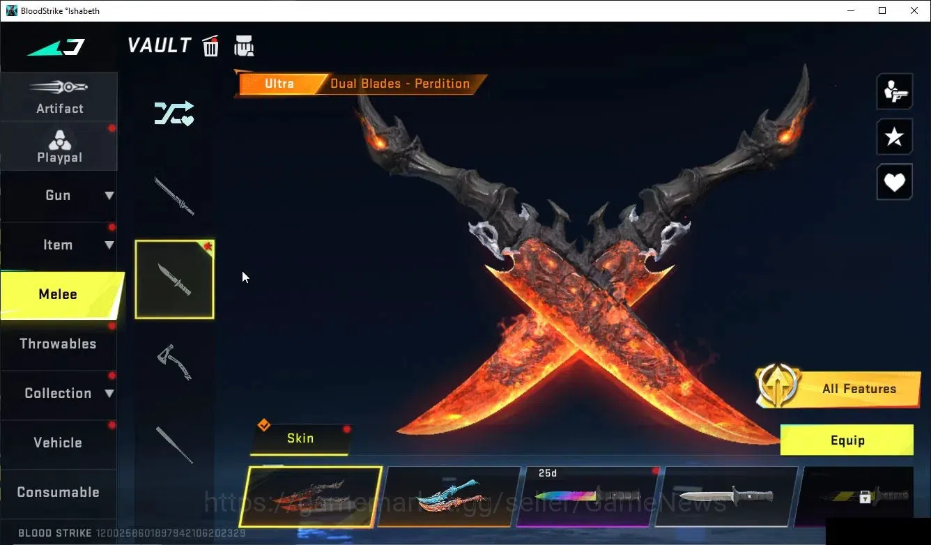 Blood Strike Accounts ASIA|ETERNAL Zero,DeAgle+MELEE DualBlades-RBIRTH-P image 13