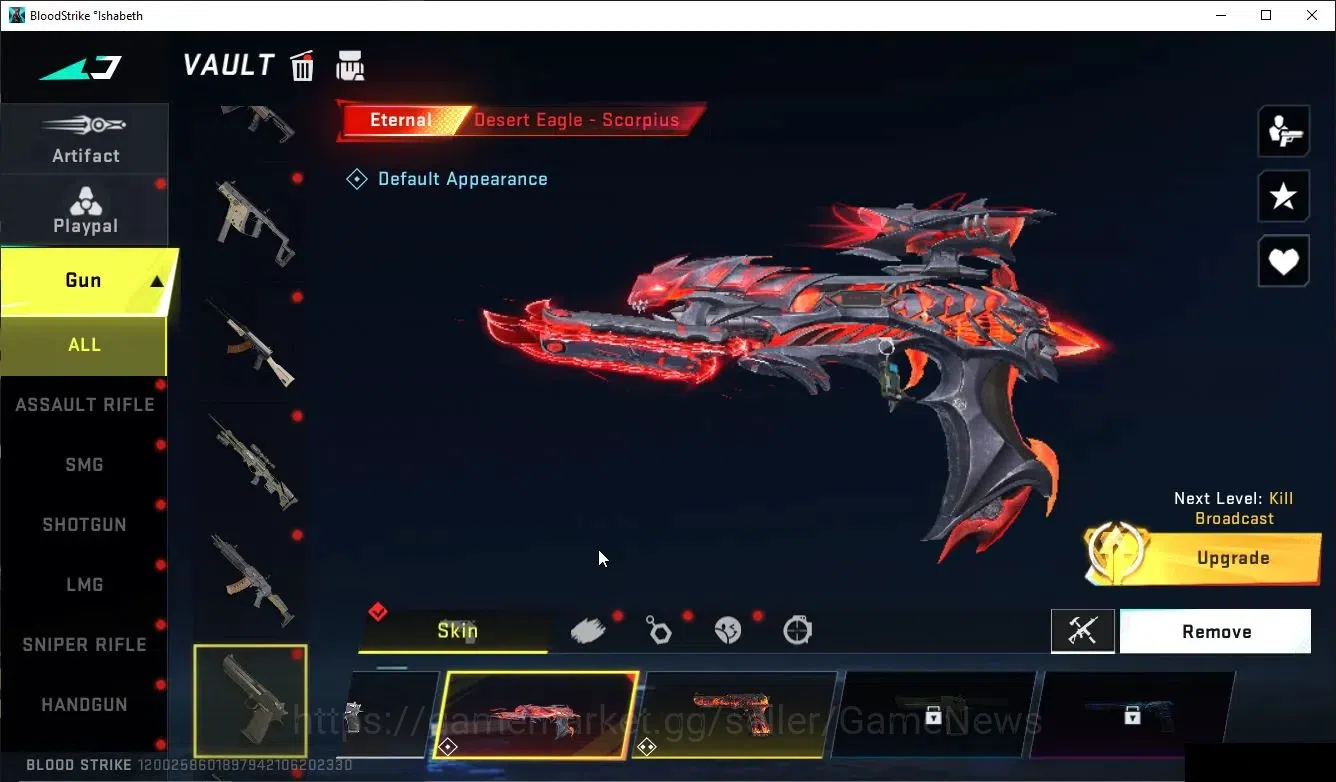 Blood Strike Accounts ASIA|ETERNAL Zero,DeAgle+MELEE DualBlades-RBIRTH-P image 15