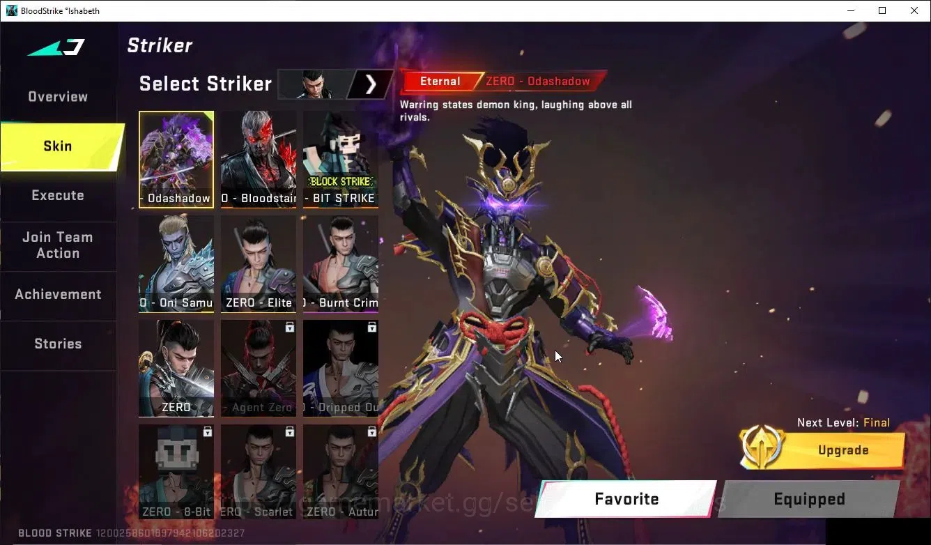 Blood Strike Accounts ASIA|ETERNAL Zero,DeAgle+MELEE DualBlades-RBIRTH-P image 3