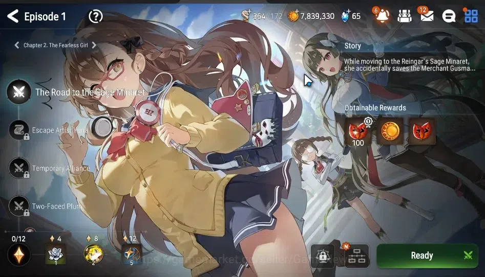 Epic Seven Accounts Mid-Tier Global Unverif|New Era|2 ML(Salome, RRoana)+ Setsuka, Cecilia, Cermia, Tenebria, etc|PoH 13