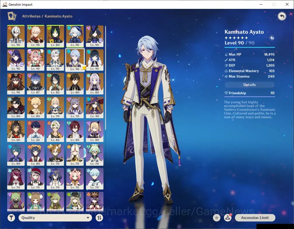 Genshin Impact Accounts ASIA|AR 59|PremTeam Flins,Neuvil,Arle|15 Limited + image 10