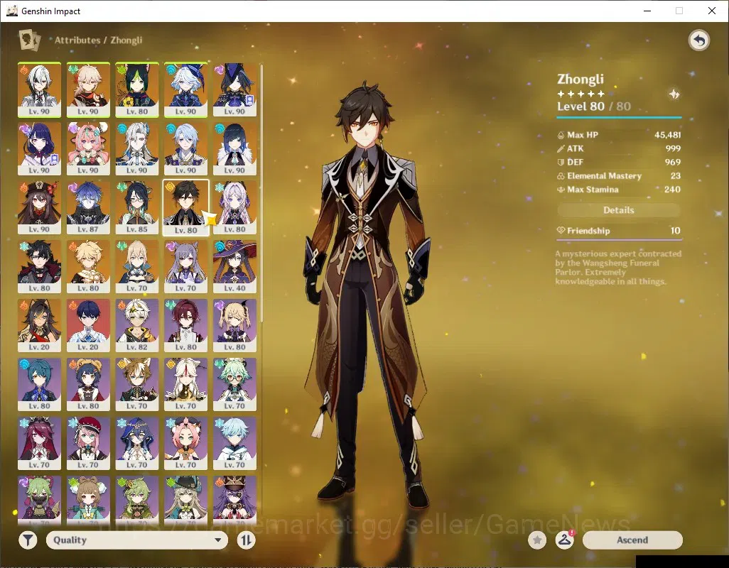 Genshin Impact Accounts ASIA|AR 59|PremTeam Flins,Neuvil,Arle|15 Limited + image 15