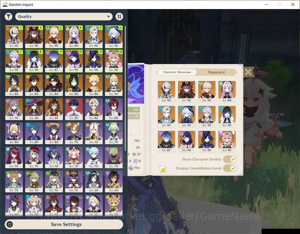 Genshin Impact Accounts ASIA|AR 59|PremTeam Flins,Neuvil,Arle|15 Limited + image 2