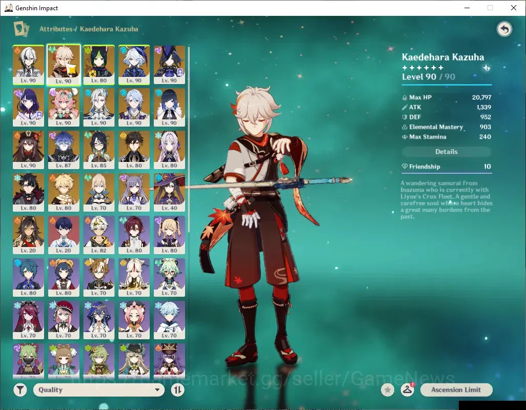 Genshin Impact Accounts ASIA|AR 59|PremTeam Flins,Neuvil,Arle|15 Limited + image 5