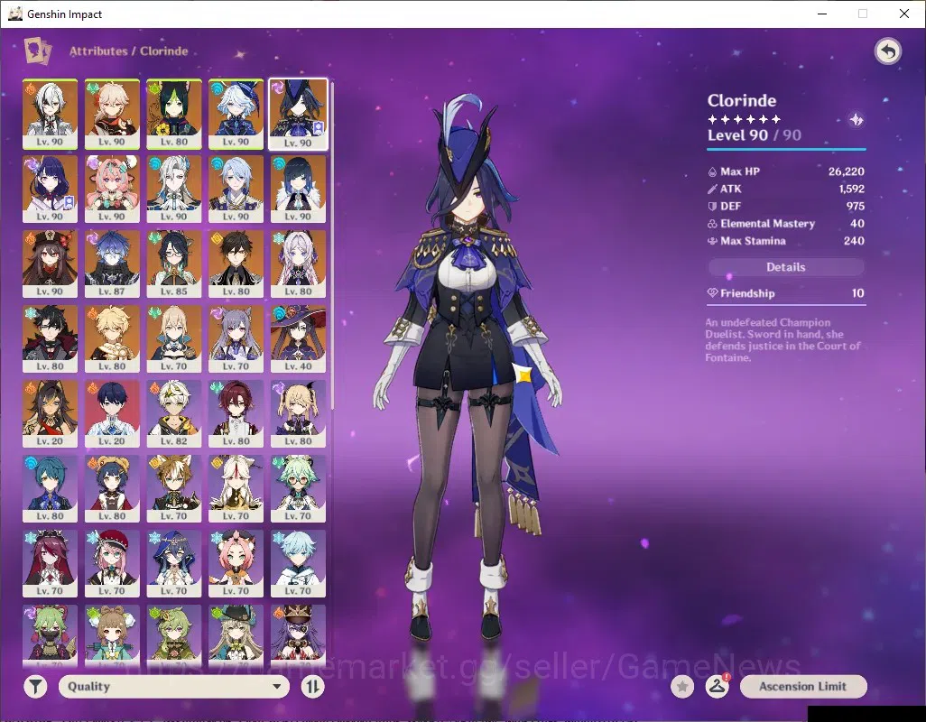 Genshin Impact Accounts ASIA|AR 59|PremTeam Flins,Neuvil,Arle|15 Limited + image 6