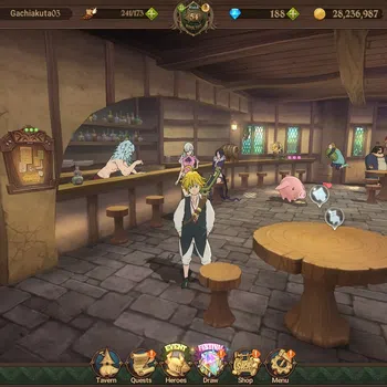The Seven Deadly Sins: Grand Cross Accounts Endgame Global |2.56M CC|LS 177|LR 2|UR 5|LR Elizabeth 1/6|UR Menor 3/6,KOTD