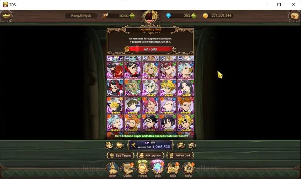 The Seven Deadly Sins: Grand Cross Accounts ASIA|4M CC|382 DM+60 LS|5 LR+10 UR|Piety,Roxy,Esta image 2
