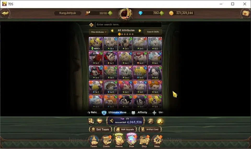 The Seven Deadly Sins: Grand Cross Accounts ASIA|4M CC|382 DM+60 LS|5 LR+10 UR|Piety,Roxy,Esta image 3