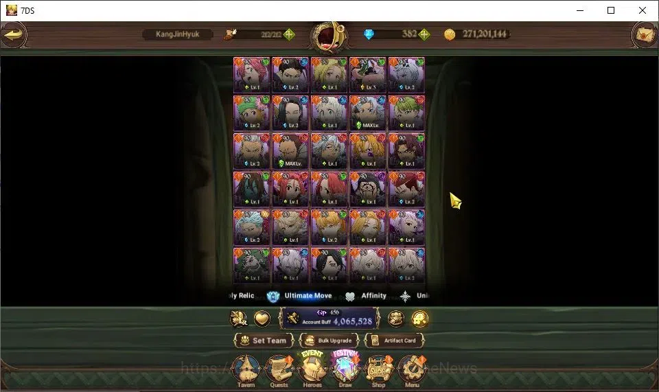 The Seven Deadly Sins: Grand Cross Accounts ASIA|4M CC|382 DM+60 LS|5 LR+10 UR|Piety,Roxy,Esta image 5