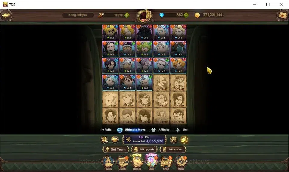 The Seven Deadly Sins: Grand Cross Accounts ASIA|4M CC|382 DM+60 LS|5 LR+10 UR|Piety,Roxy,Esta image 8