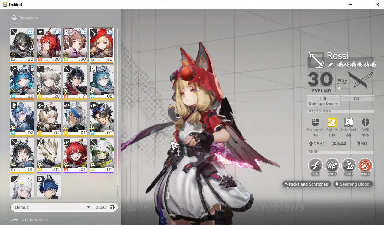 Arknights: Endfield Accounts ASIA|Lv40|SSR4(2Limit)+9(*6WP)|Laevatain,Rossi,Ard image 16