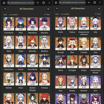 Genshin Impact Accounts End Game ASIA | AR 60 | 25 LIMITED CHARS (INC CONS) + 11 FIVE-STAR WEAPONS + MANY PREMIUM TEAMS WELL