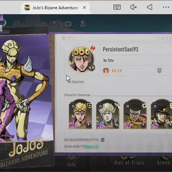 JoJo’s Bizarre Adventure: All Star Battle R Accounts ASIA | 6SSR | Jotaro K, Caesar B1, Giorno G, Koichi H, ETC | 4k