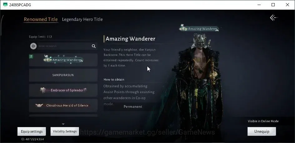 Where Winds Meet Accounts GLOBAL|Lv 85|GS 23K|Nine-Tails' Legacy|Twilight of image 2