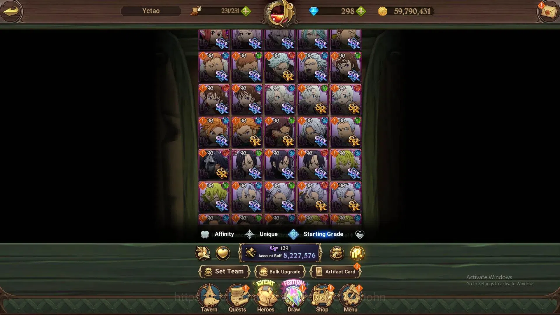 The Seven Deadly Sins: Grand Cross Accounts ASIA | 8.2M CC | 298 Dm |7 LR + 12 UR + Many Colla image 12