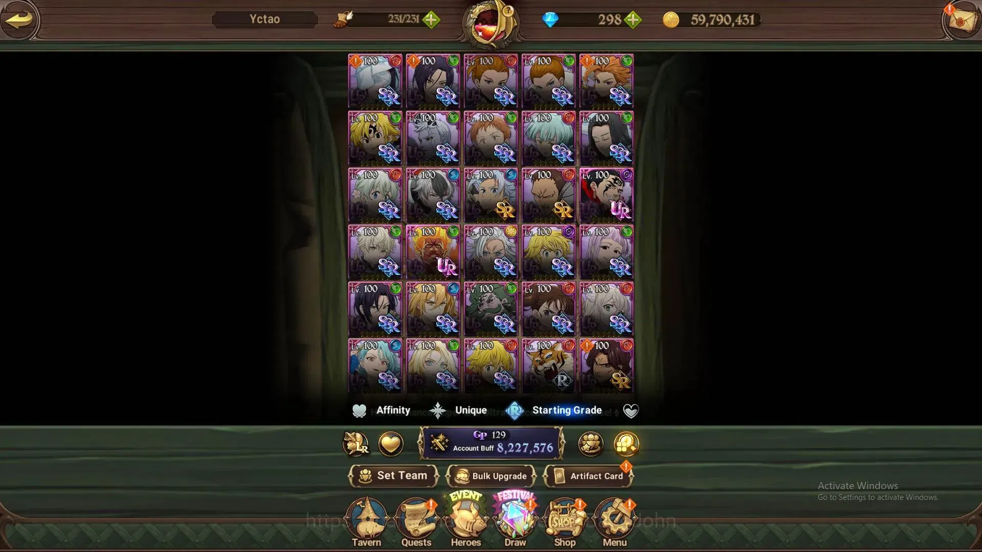 The Seven Deadly Sins: Grand Cross Accounts ASIA | 8.2M CC | 298 Dm |7 LR + 12 UR + Many Colla image 17