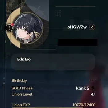 Wuthering Waves Accounts Starter EU|UL47|Sol3 R5| 4 Lim: Hsin+Sign, Chisa, Lynae, Rebecca| 3*5Wpn | Detail Check