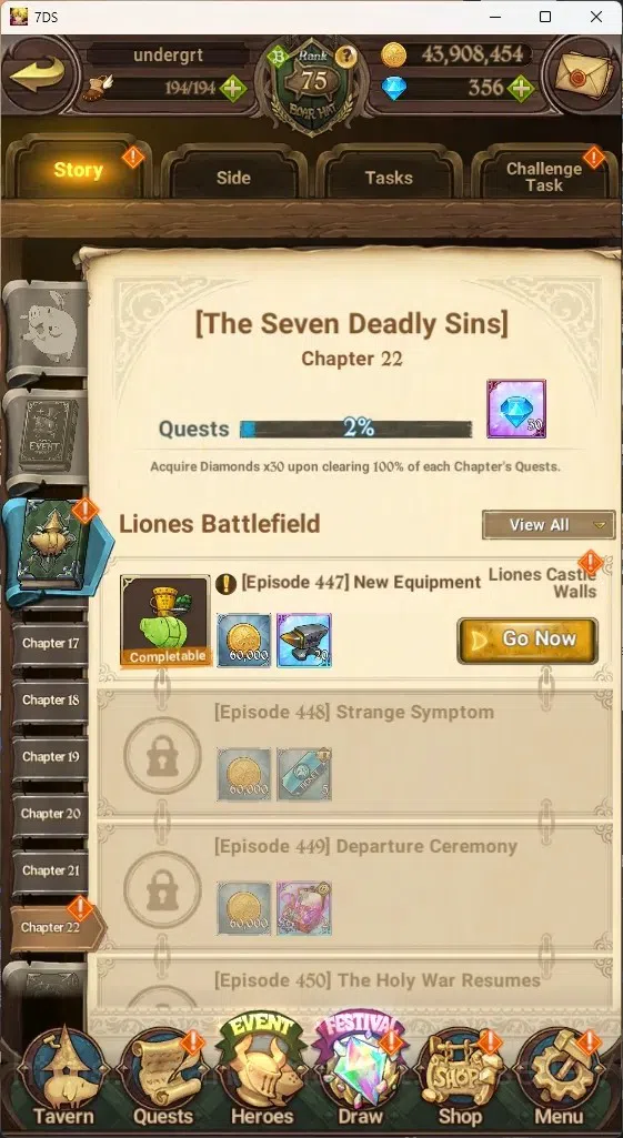 The Seven Deadly Sins: Grand Cross Accounts ASIA|3,3M CC|356 DM+82 LS|8 LR+9 UR+Collab ReZero| image 14