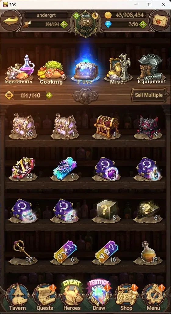 The Seven Deadly Sins: Grand Cross Accounts ASIA|3,3M CC|356 DM+82 LS|8 LR+9 UR+Collab ReZero| image 17