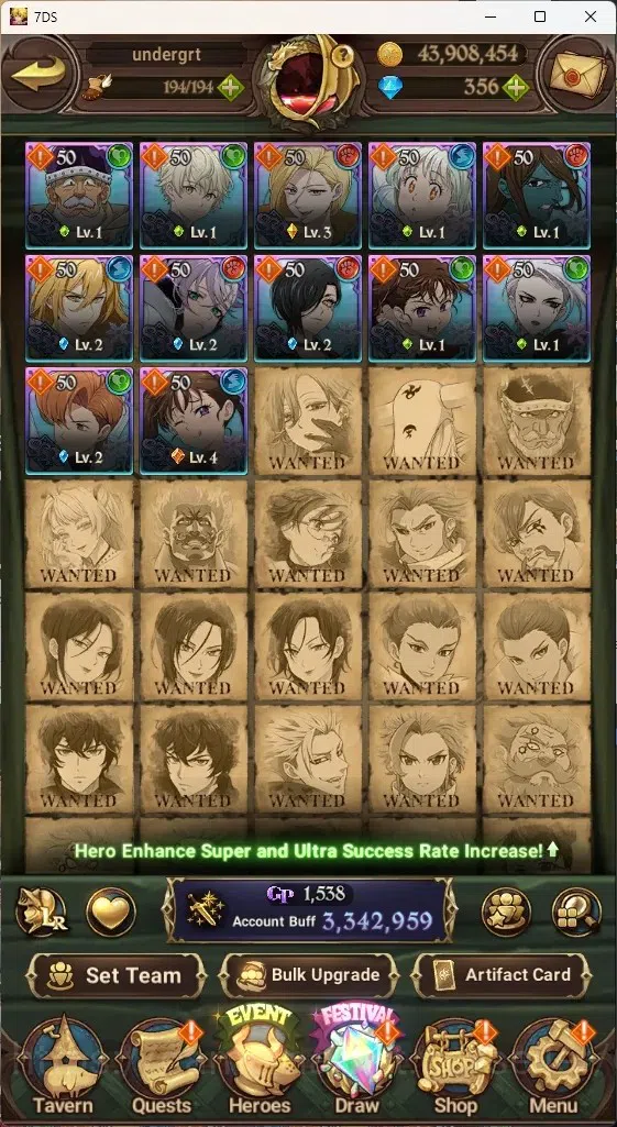 The Seven Deadly Sins: Grand Cross Accounts ASIA|3,3M CC|356 DM+82 LS|8 LR+9 UR+Collab ReZero| image 9