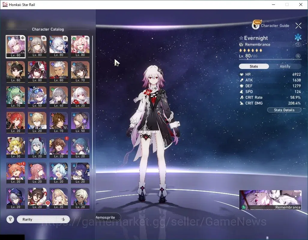 Honkai Star Rail Accounts Asia|TL 65|9 Limited|[Evernight,Yao Guang]+Sign,Hy image 4