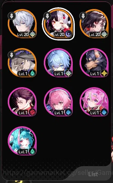 Neverness to Everness Accounts GLOBAL Asia|HL 3|3 S-Class (Lacrimosa,Hotori,Jiuyu image 2