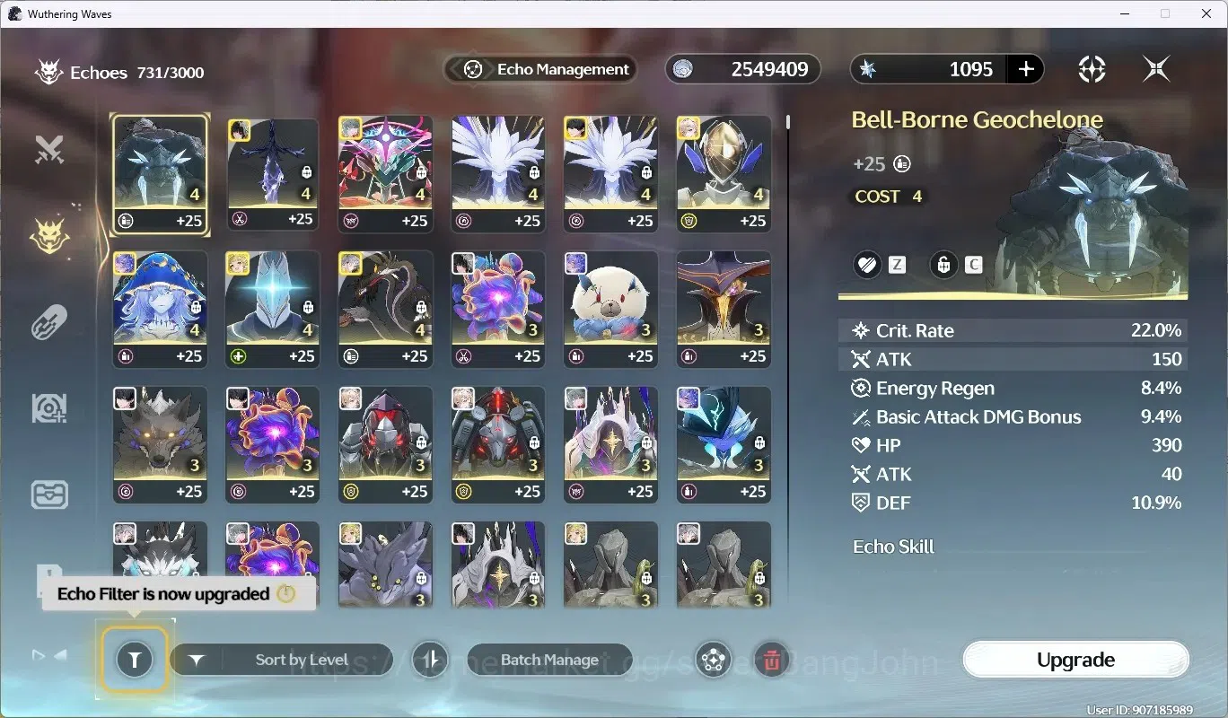 Wuthering Waves Accounts SEA|UL 62 | Rank 7 |5 Char Limited [Phrolova+(Sign image 12
