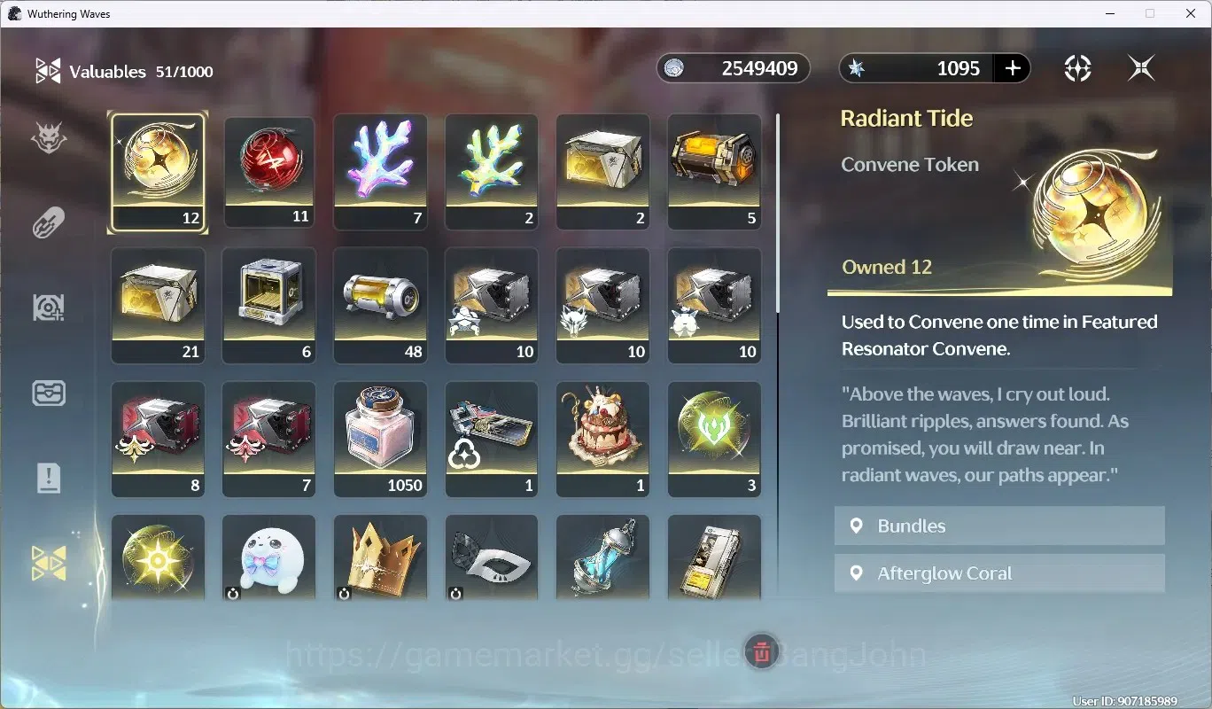 Wuthering Waves Accounts SEA|UL 62 | Rank 7 |5 Char Limited [Phrolova+(Sign image 17