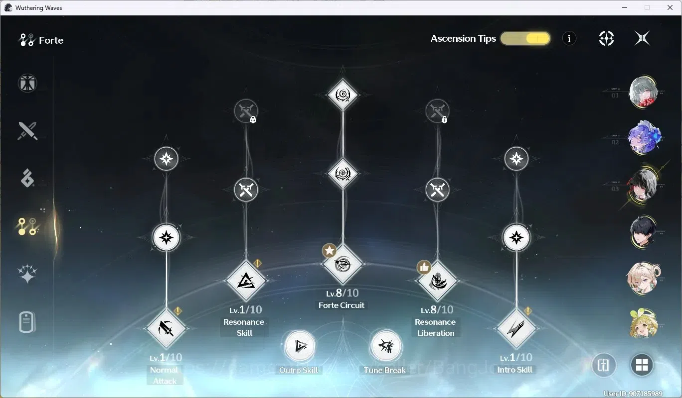 Wuthering Waves Accounts SEA|UL 62 | Rank 7 |5 Char Limited [Phrolova+(Sign image 3