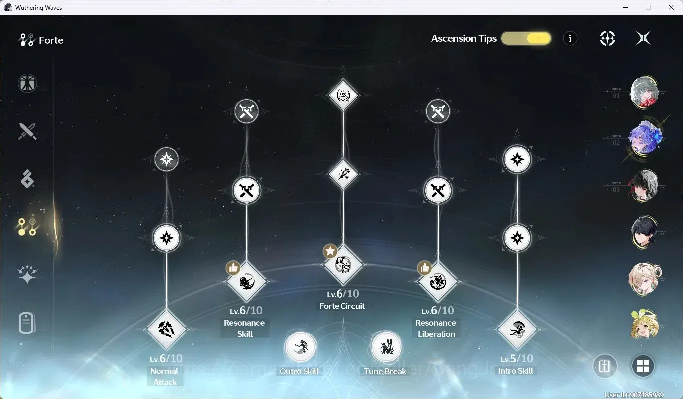 Wuthering Waves Accounts SEA|UL 62 | Rank 7 |5 Char Limited [Phrolova+(Sign image 5