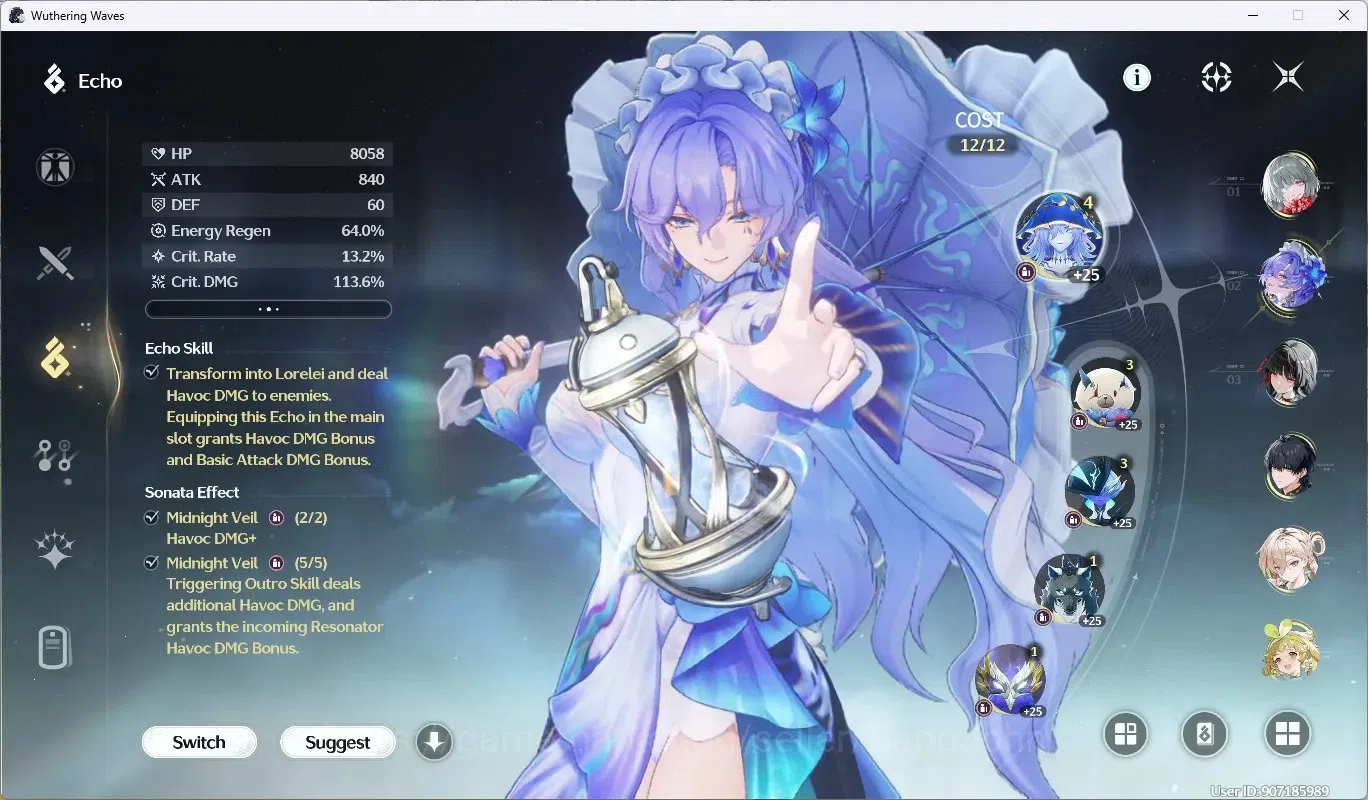 Wuthering Waves Accounts SEA|UL 62 | Rank 7 |5 Char Limited [Phrolova+(Sign image 6