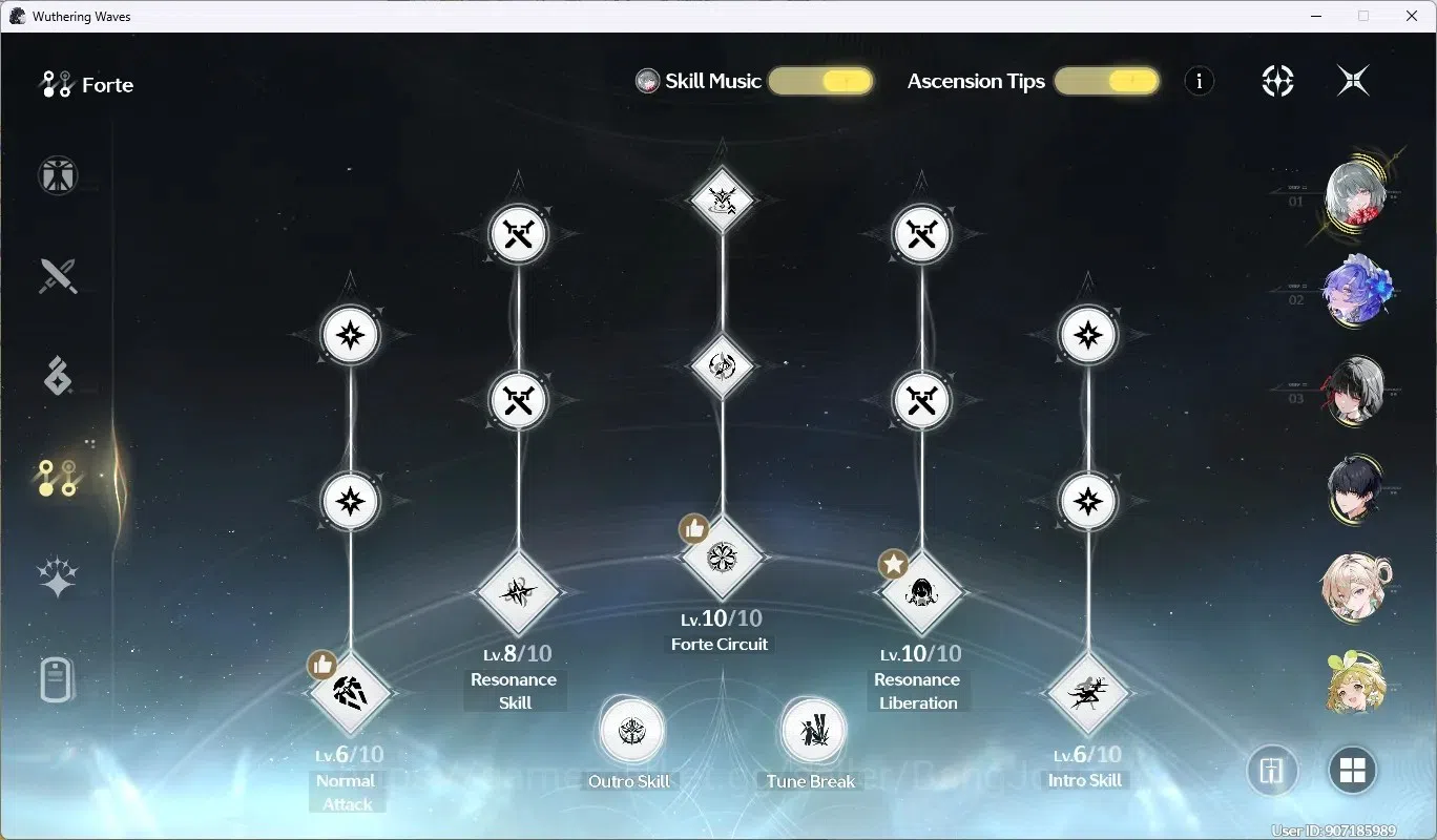 Wuthering Waves Accounts SEA|UL 62 | Rank 7 |5 Char Limited [Phrolova+(Sign image 7