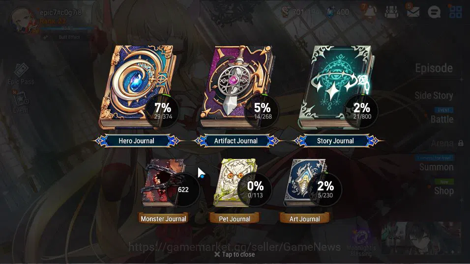 Epic Seven Accounts Global Unverif|Starter|3 ML (SS Vivian,EW Ludwig,L image 4