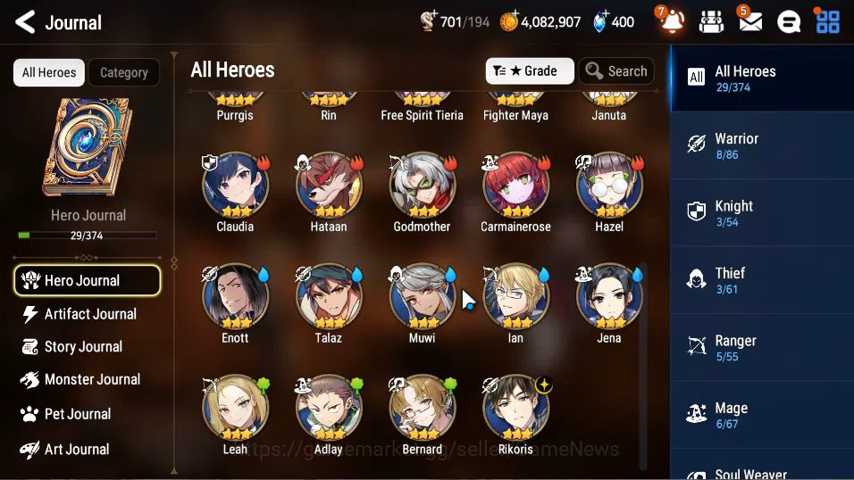 Epic Seven Accounts Global Unverif|Starter|3 ML (SS Vivian,EW Ludwig,L image 7