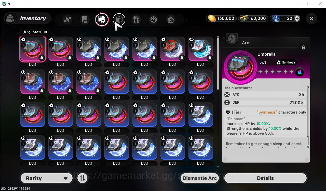 Neverness to Everness Accounts GLOBAL NA |HL 3| 1 SSR Limited Nanally | 4 SR [Ski image 6