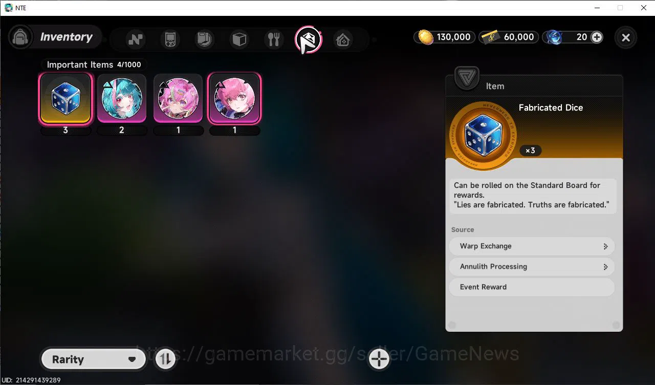Neverness to Everness Accounts GLOBAL NA |HL 3| 1 SSR Limited Nanally | 4 SR [Ski image 7