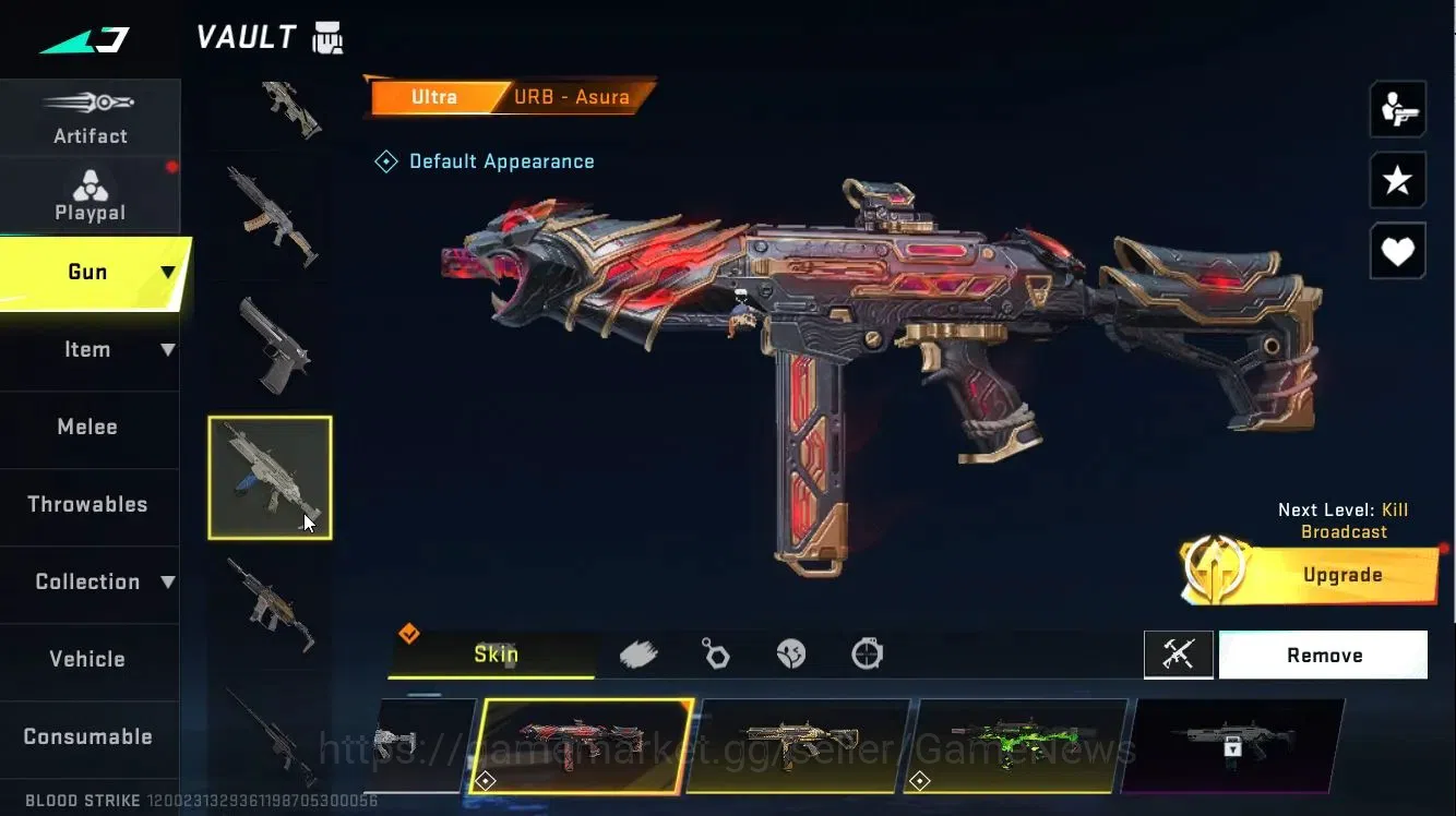 Blood Strike Accounts ASIA|Collab 7DS[KAG6,Kar98]+EVA[MCX]|16 ULTRA Seda image 16