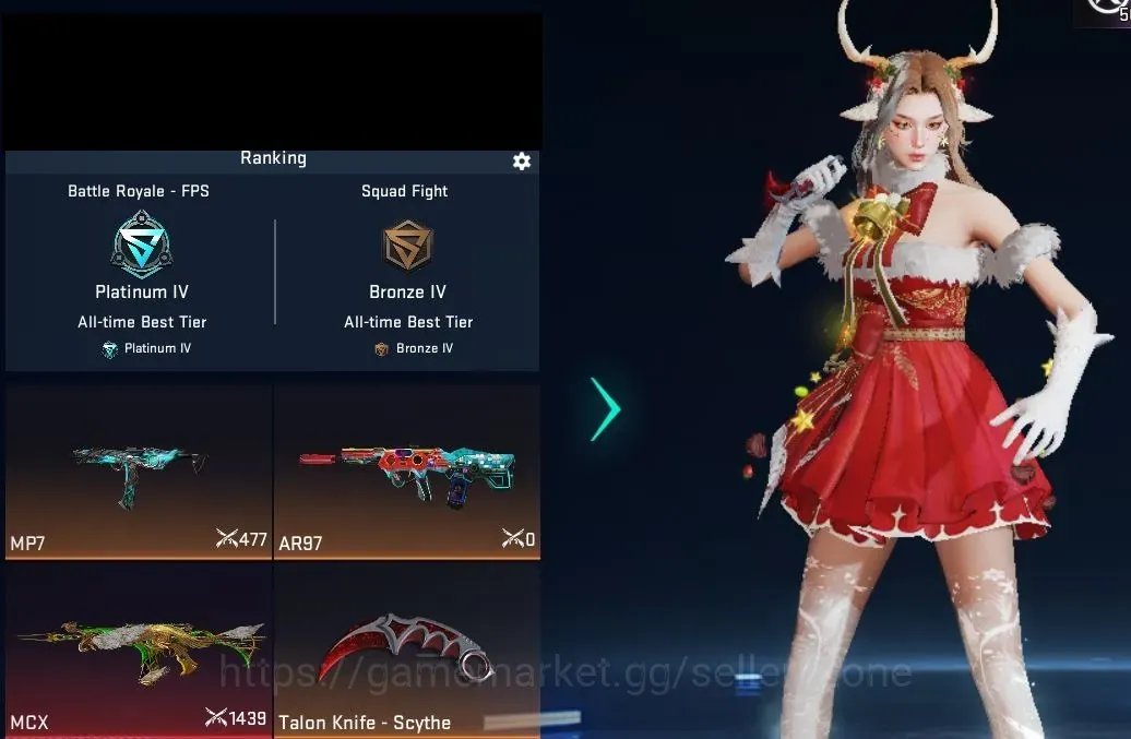 Blood Strike Accounts Others ASIA|ULTRA Melee: Talon Knife-Scythe|1LIMITED: MCX-Ascendant Lv2|2 ULTRA Guns + 2 Ultra 1