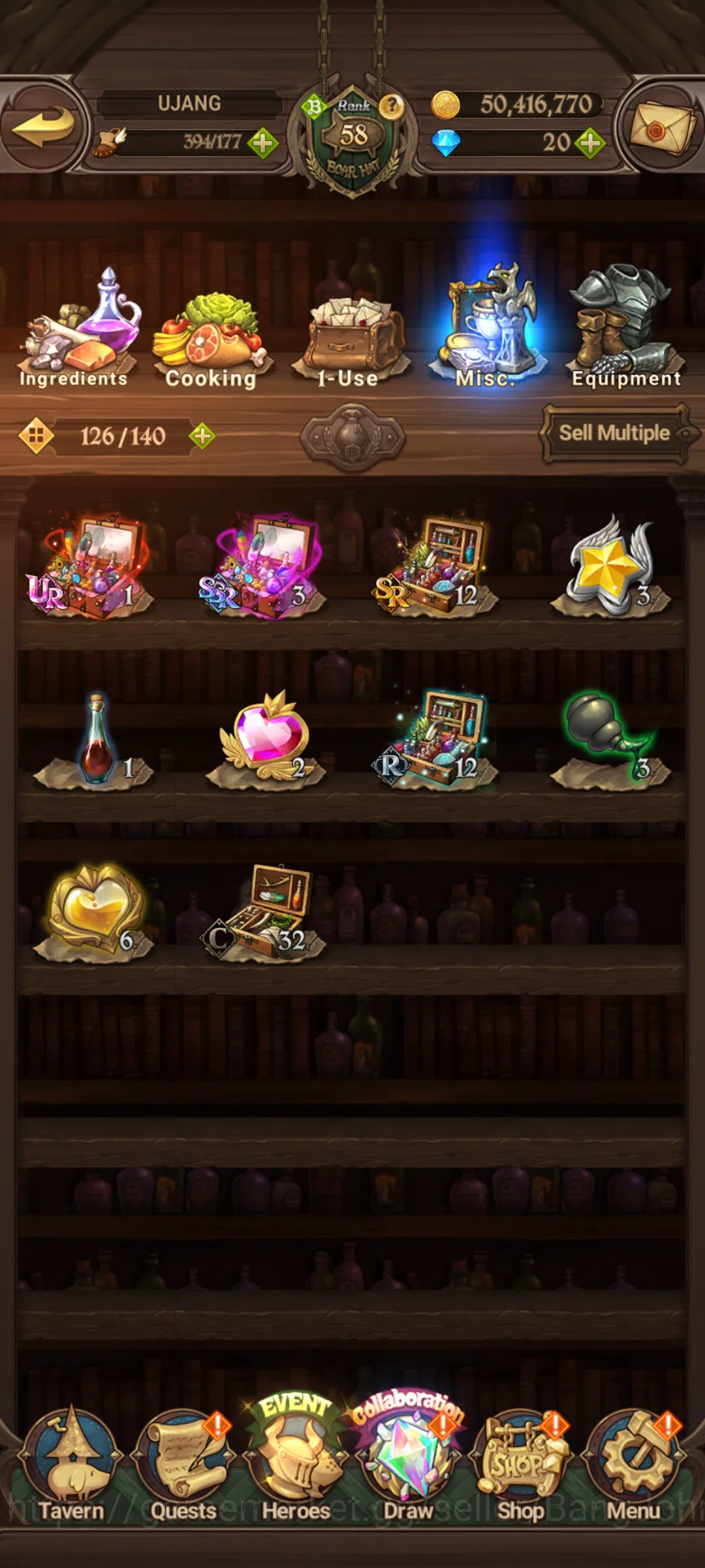 The Seven Deadly Sins: Grand Cross Accounts ASIA|1.5M CC|Collab FF + Re-zero |LR Roxy|5 UR Eli image 3