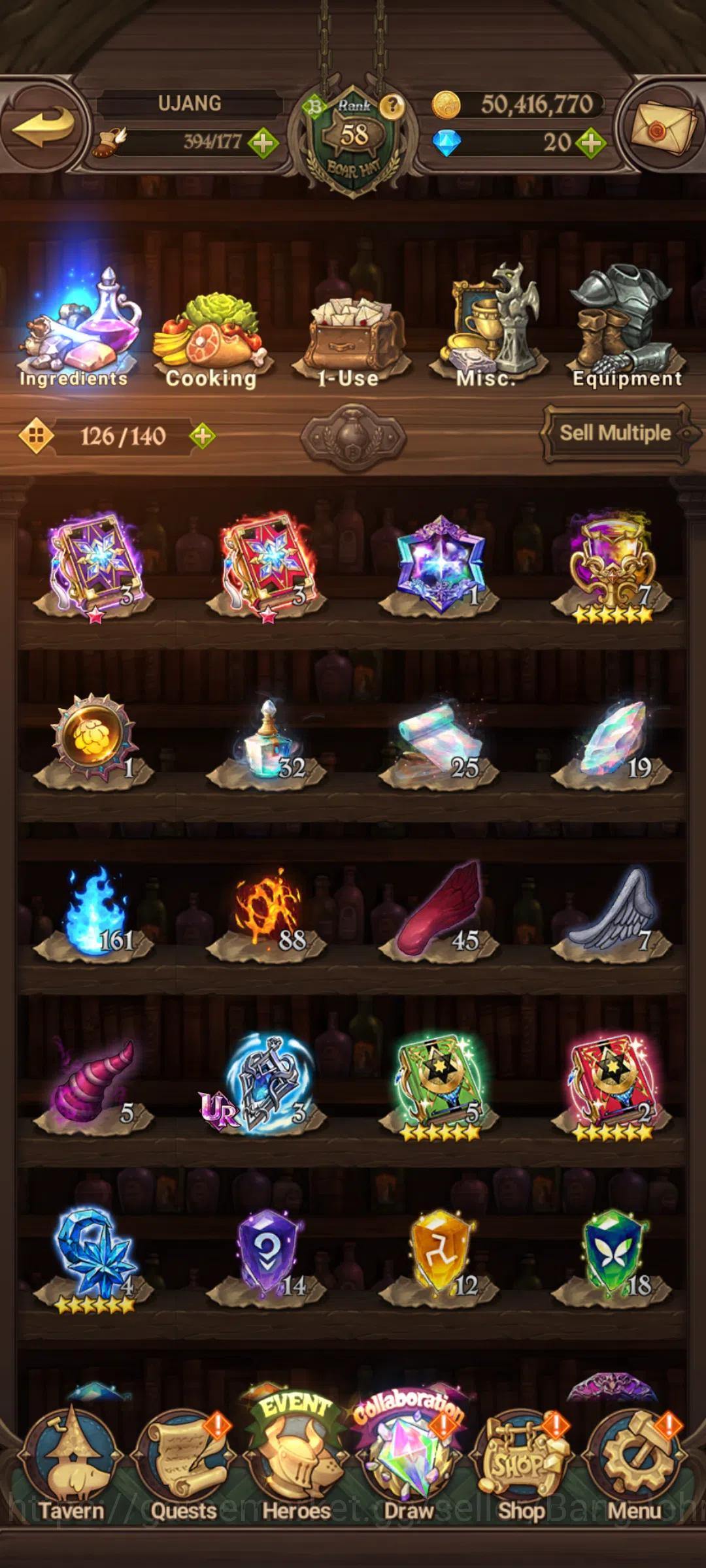 The Seven Deadly Sins: Grand Cross Accounts ASIA|1.5M CC|Collab FF + Re-zero |LR Roxy|5 UR Eli image 4